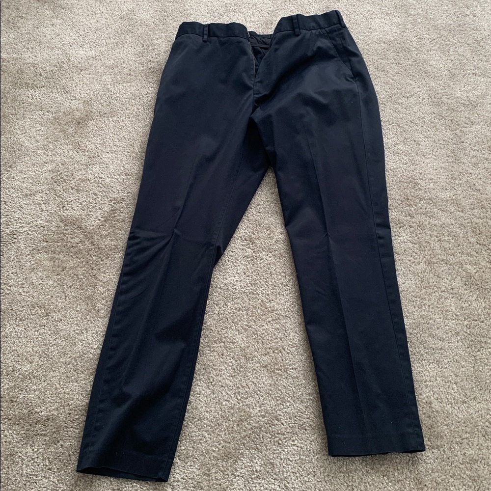 Men’s Nordstrom Athletic Fit Dress Pants 34W 32L Navy